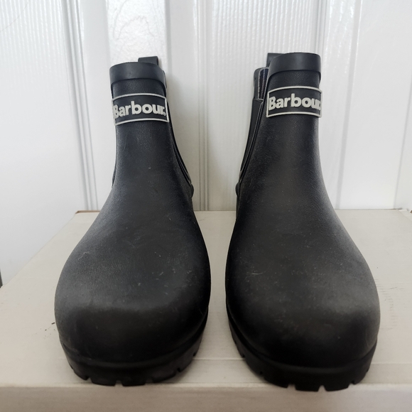 Barbour Size 6 Wilton Wellies Black - Picture 2 of 8